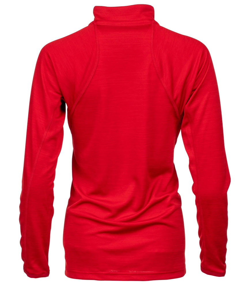Women's Adidas Quarter Zip Red Pullover